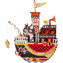 Robotime Music Box Fishing Kitty