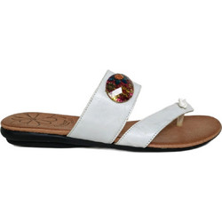 Boxer Δερμάτινα Γυναικεία Σανδάλια Λευκά 82310-17-601