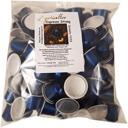 Getcoffee Κάψουλες Espresso Espresso Strong Συμβατές με Μηχανή Nespresso 100τμχ