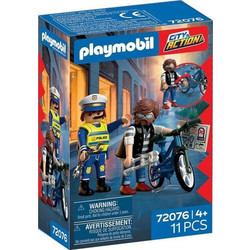 Playmobil City Action Αστυνομικός & Κλέφτης Ποδηλάτων για 4+ Ετών 72076