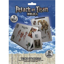 Attack on Titan S3 Σετ Αυτοκόλλητα για Laptop 35τμχ