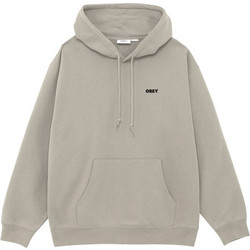 Obey Γυναικείο Φούτερ Oversized με Κουκούλα & Τσέπες Γκρι 1562441