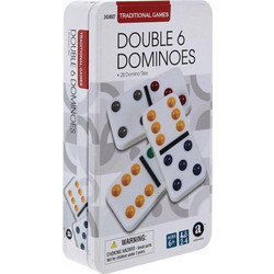 Ambassador Double 6 Dominoes Επιτραπέζιο Παιχνίδι για Παιδιά 6+ Ετών για 2-4 Παίκτες