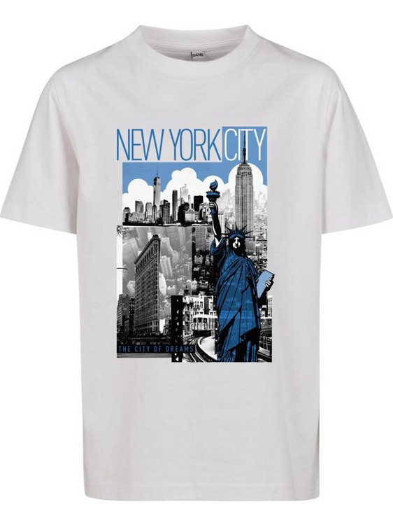 Mister Tee New York City Παιδικό T-Shirt Κοντομάνικο Λευκό MTK176-00220