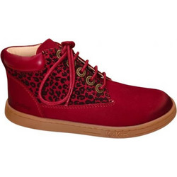 Kickers Παιδικά Μποτάκια Κόκκινα Δερμάτινα 785322-30-183