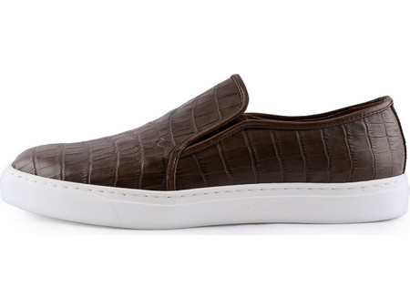 Fentini Ανδρικά Μοκασίνια Loafers Δερμάτινα Καφέ 0020