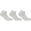 Fila Ανδρικές Κάλτσες Κοντές Λευκές 3Pack F1735-300