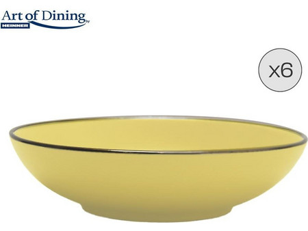 Heinner Medeea Πιάτα Βαθιά Κεραμικά 20cm 6τμχ HR-WDF-M206