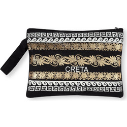 Silk Fashion Creta 5 Γυναικείο Νεσεσέρ 30x20cm Μαύρο Χρυσό