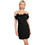 Guess Kenith Mini Φόρεμα για Γάμο / Βάπτιση Μαύρο W6RK80WI342-JBLK