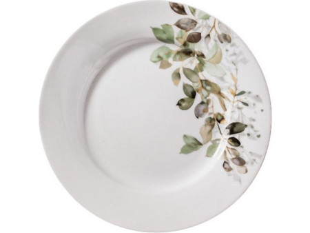 Ankor Φύλλα Πιάτο Φρούτου Πορσελάνης 19cm R2407-075