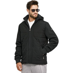 Sogo Ανδρικό Μπουφάν Χειμωνιάτικο Puffer Μαύρο 25530-185-046