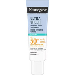 Neutrogena Ultra Sheer Invisible Oil Control Αντηλιακό Γαλάκτωμα Προσώπου SPF50+ 50ml