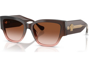 Versace VE4509U 533213 Γυναικεία Γυαλιά Ηλίου Πεταλούδα Κοκάλινα Καφέ με Καφέ Φακό