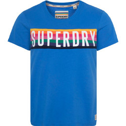Superdry Γυναικείο Αθλητικό T-Shirt Royal Blue G60143ST-VFJ