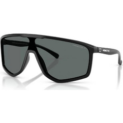 Arnette AN4360 290081 Ανδρικά Γυαλιά Ηλίου Μάσκα Κοκάλινα Μαύρα με Μαύρο Φακό