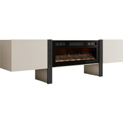 PoliHome Έπιπλο Τηλεόρασης Μοριοσανίδα Μόκα Μ200xΠ41xΥ58cm Tore 2D 163059849