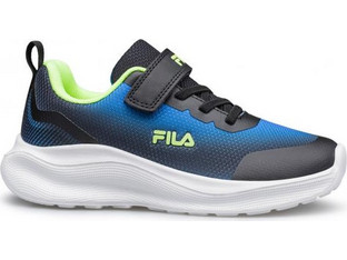 Fila Abel 4 Nanobionic Παιδικά Sneakers Μαύρα Lime Royal Blue 3AF61005-026