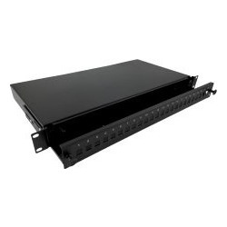 Alantec FOP-1U-24SCS-C Οπτικό Patch Panel Keystone Rack 1U 19" 24 Θυρών