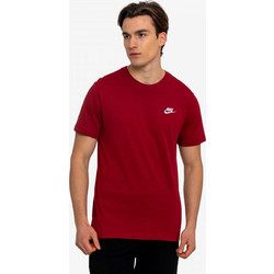 Nike Sportswear Clu Ανδρικό Αθλητικό T-Shirt Καφέ AR4997-613