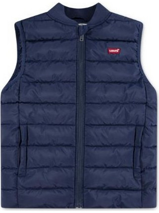 Levi's Αμάνικο Παιδικό Μπουφάν Χειμωνιάτικο Puffer Navy Μπλε 9EP859-C8D