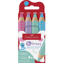 Faber-Castell Jumbo Grippy Pastel Ξυλομπογιές Σετ 4τμχ