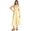Funky Buddha Midi Καλοκαιρινό Βραδινό Φόρεμα Κίτρινο FBL013-129-13