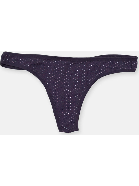 Donella Βαμβακερό Γυναικείο String Navy Μπλε M-248085