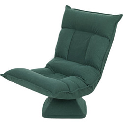 HOMCOM Πολυθρόνα Περιστρεφόμενη Πράσινη 83B-380V00GN