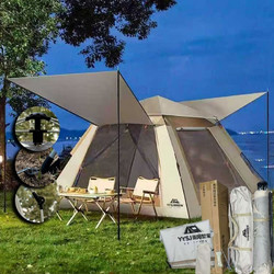 SUMMERtiempo Σκηνή Camping Tipi 3 Ατόμων Καλοκαιρινή 210x210x140cm 623382