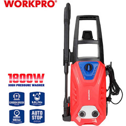 WORKPRO Πλυστικό Μηχάνημα Ρεύματος 145bar με Μεταλλική Αντλία WP423011CE