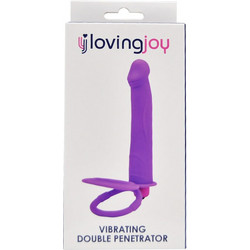 Loving Joy Double Penetrator Πρωκτικό Dildo Μωβ