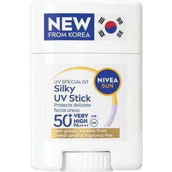 Nivea UV Specialist Silky Αντηλιακό Stick Προσώπου SPF50+ 15gr
