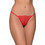 Milena By Paris Γυναικείο Sexy String με Δαντέλα Κόκκινο 6894