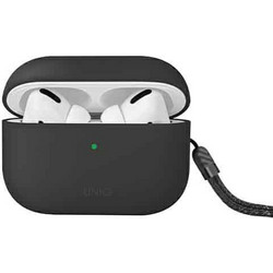 Uniq Lino Θήκη Σιλικόνης με Γάντζο για Apple AirPods Pro 2 Σταχτί