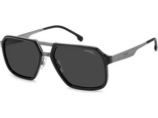 Carrera C 27/S ANS/1T Ανδρικά Γυαλιά Ηλίου Aviator Κοκάλινα Μαύρα με Μαύρο Φακό