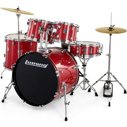 Ludwig Accent Drive Red