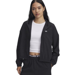 Under Armour Rival Woven Γυναικείο Μπουφάν Softshell Μακρύ Αδιάβροχο Μαύρο 6004849-005