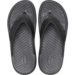 Crocs InMotion Flip Ανδρικές Σαγιονάρες Ανατομικές Αντιολισθητικές Μαύρες 211101-001