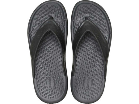 Crocs InMotion Flip Ανδρικές Σαγιονάρες Ανατομικές Αντιολισθητικές Μαύρες 211101-001