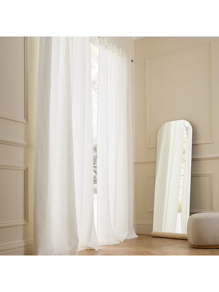 La Redoute Κουρτίνα με Θηλιές 140x180 Private 350909304 Λευκή