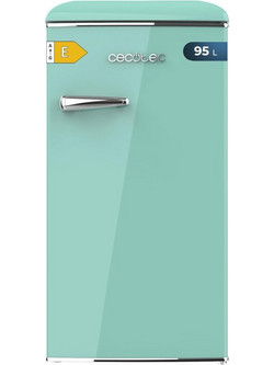 Cecotec CEC-00262 Retro Μονόπορτο Ψυγείο Υ89.3xΠ59.2xΒ48.7cm Πράσινο