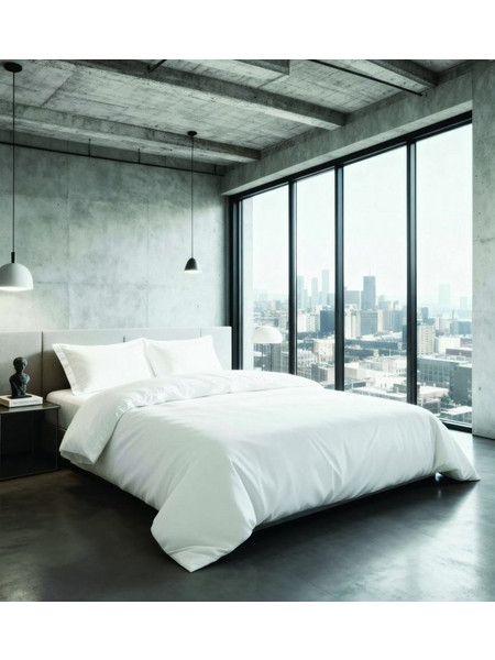 Makis Tselios Σεντόνι Μονό Βαμβακοσατέν 170x270 City 01 Pearl