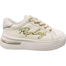 Replay Παιδικά Sneakers Μπεζ Χρυσά GBZ46-C0008S-0199
