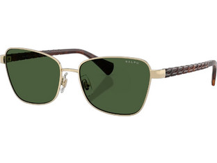 Ralph Lauren RA4149 949071 Γυναικεία Γυαλιά Ηλίου Πεταλούδα Μεταλλικά Καφέ με Πράσινο Φακό