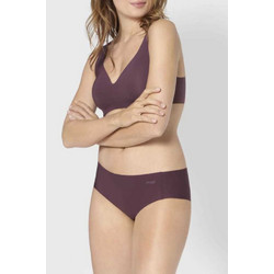 Sloggi Zero Feel Bralette Push Up χωρίς Μπανέλα Σοκολατί 10186738-00QN