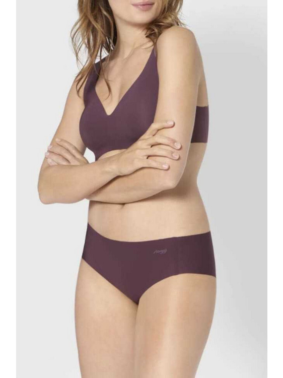 Sloggi Zero Feel Bralette Push Up χωρίς Μπανέλα Σοκολατί 10186738-00QN