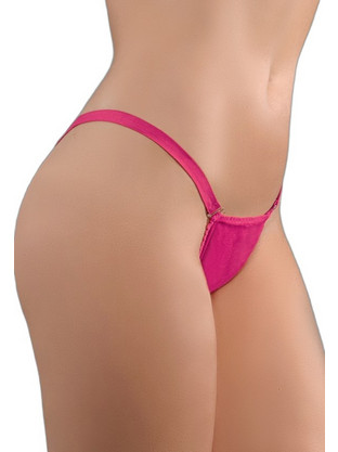 Allure Adore Wetlook Γυναικείο Sexy String Φούξια