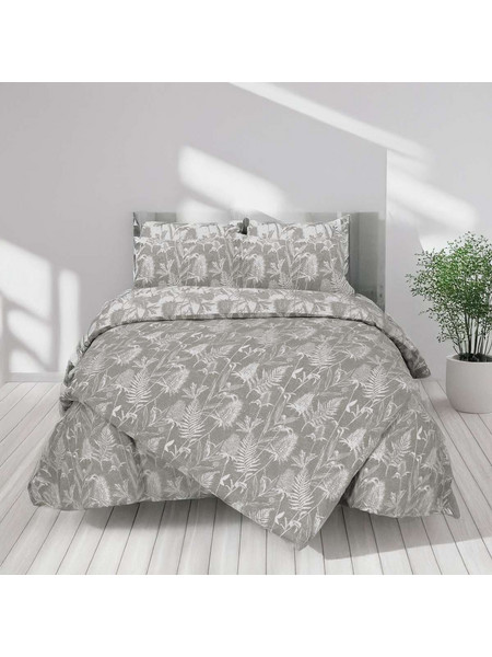 Espree Σετ Σεντόνια Μονά Βαμβακερά 170x270 Thistle Grey