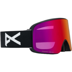 Anon M6 Cylindrical MFI Μάσκα Σκι & Snowboard Ενηλίκων Μαύρη με Φιμέ Φακό Πορτοκαλί